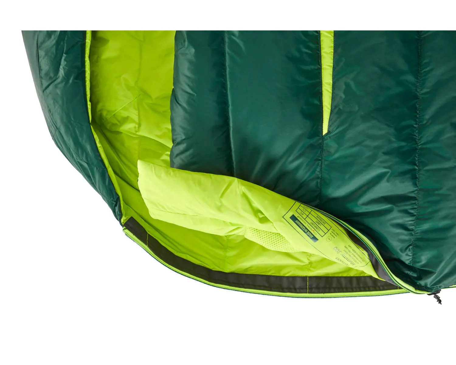 Tension Mummy 300 (RIGHT ZIP) - Scarab/Lime