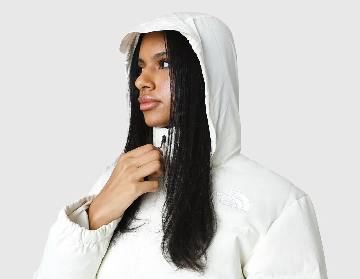 The North Face Women's `92 Ripstop Nuptse Jacket / White Dune