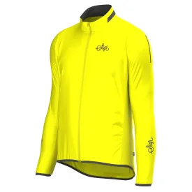 Treriksröset Yellow Men's Cycling WInd/Pack Jacket for Men