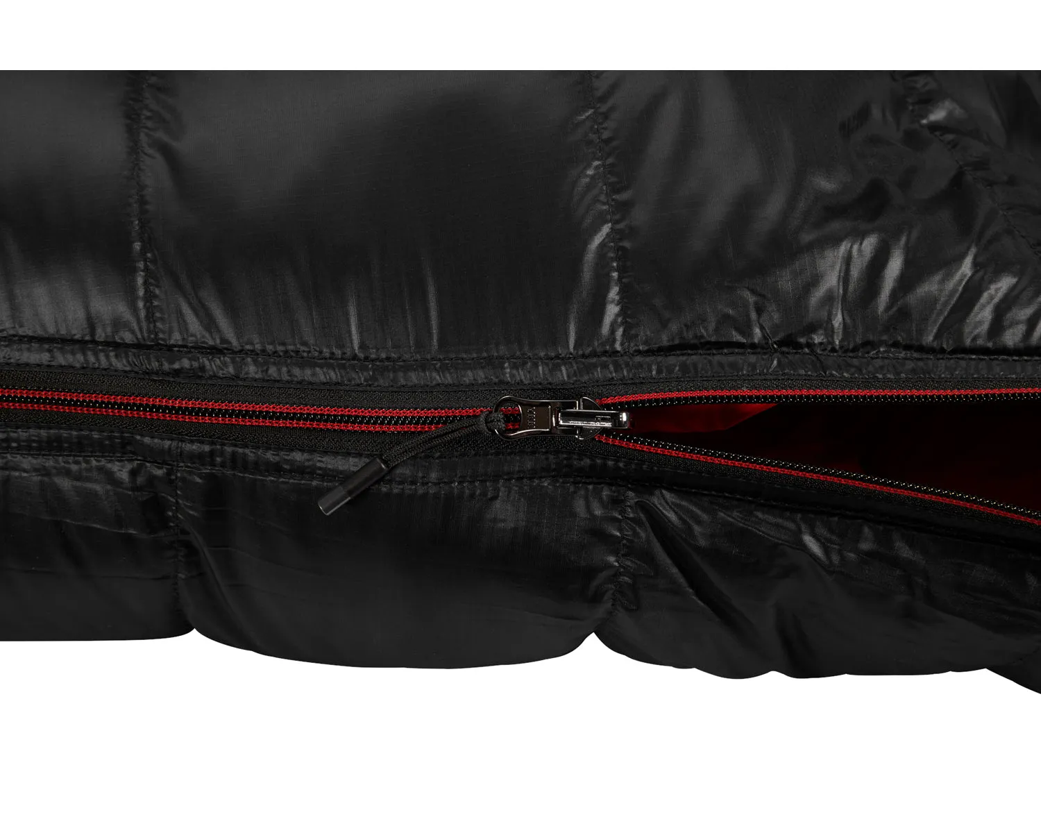 V.I.B 250 (LEFT ZIP) - Black/Fiery Red