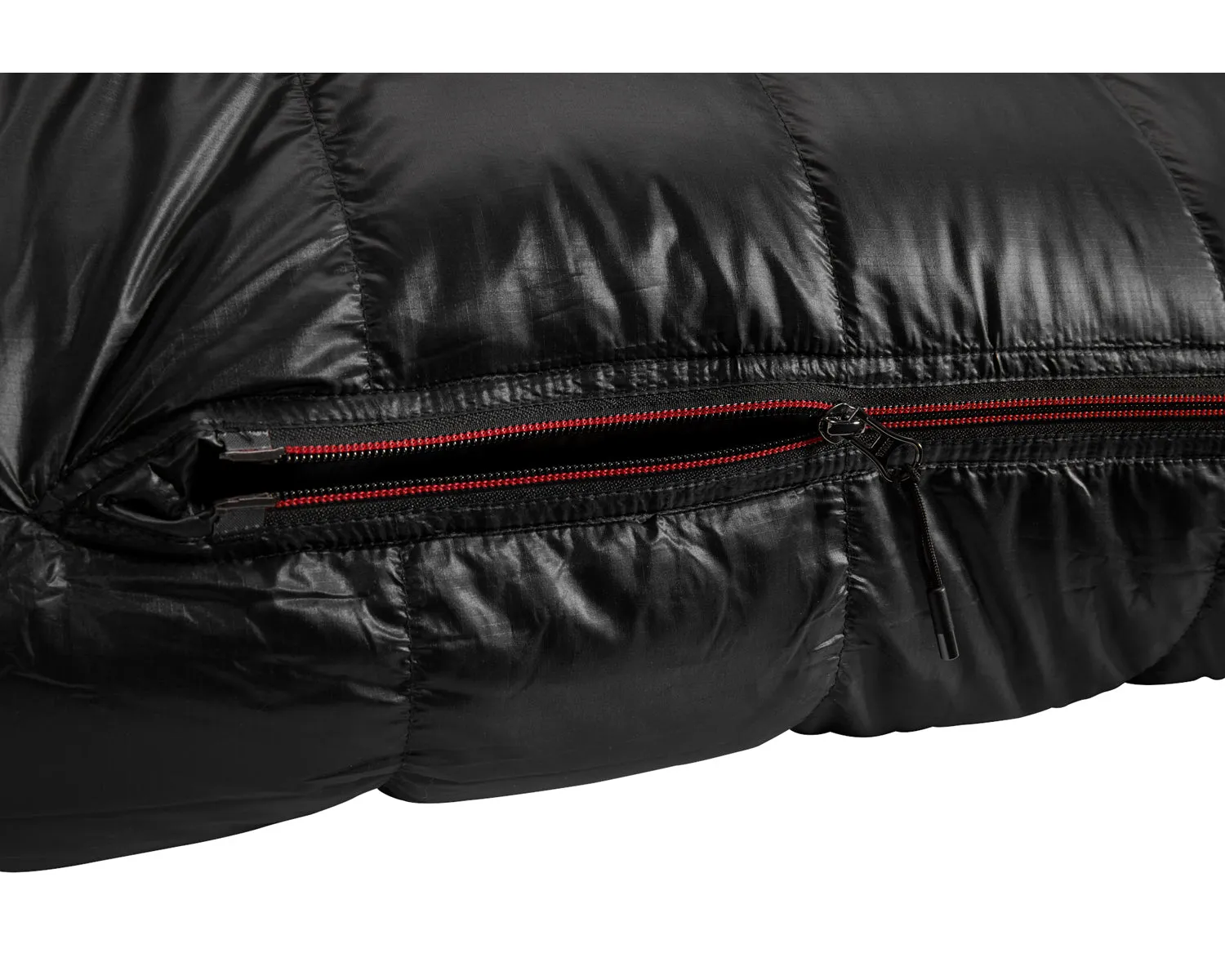 V.I.B 250 (LEFT ZIP) - Black/Fiery Red