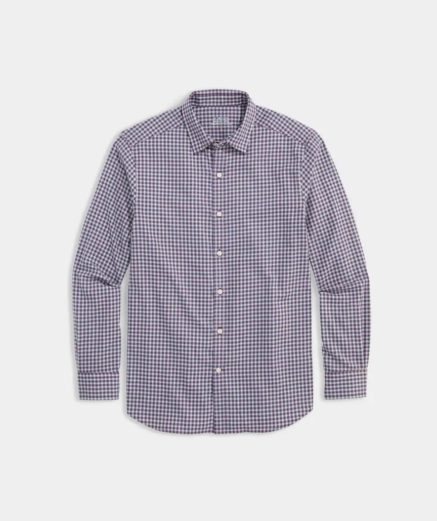 Vineyard Vines - OTG Brushed Twill Shirt - Crimson Plaid