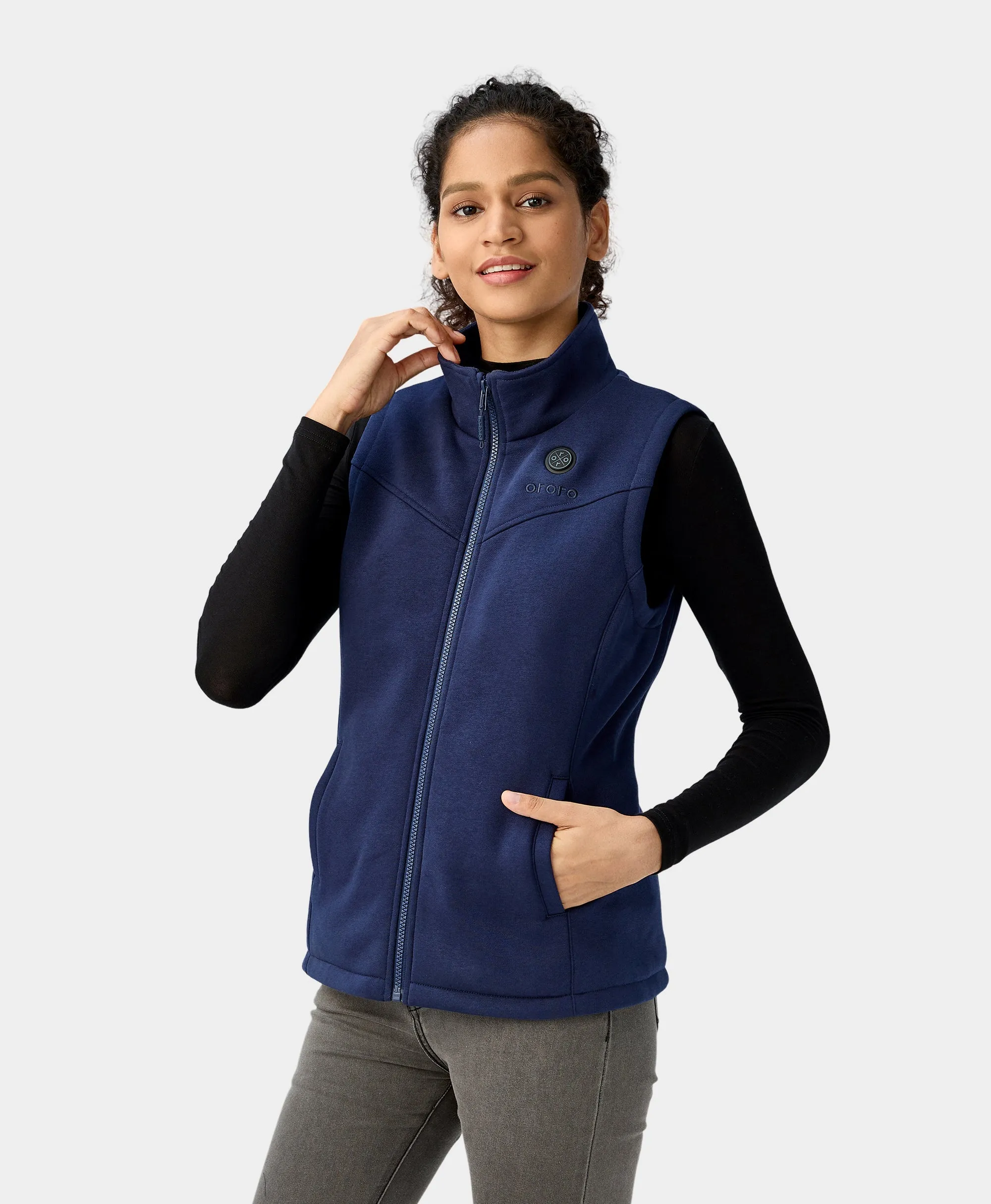 Women's Heated Fleece Vest (Apparel Only)