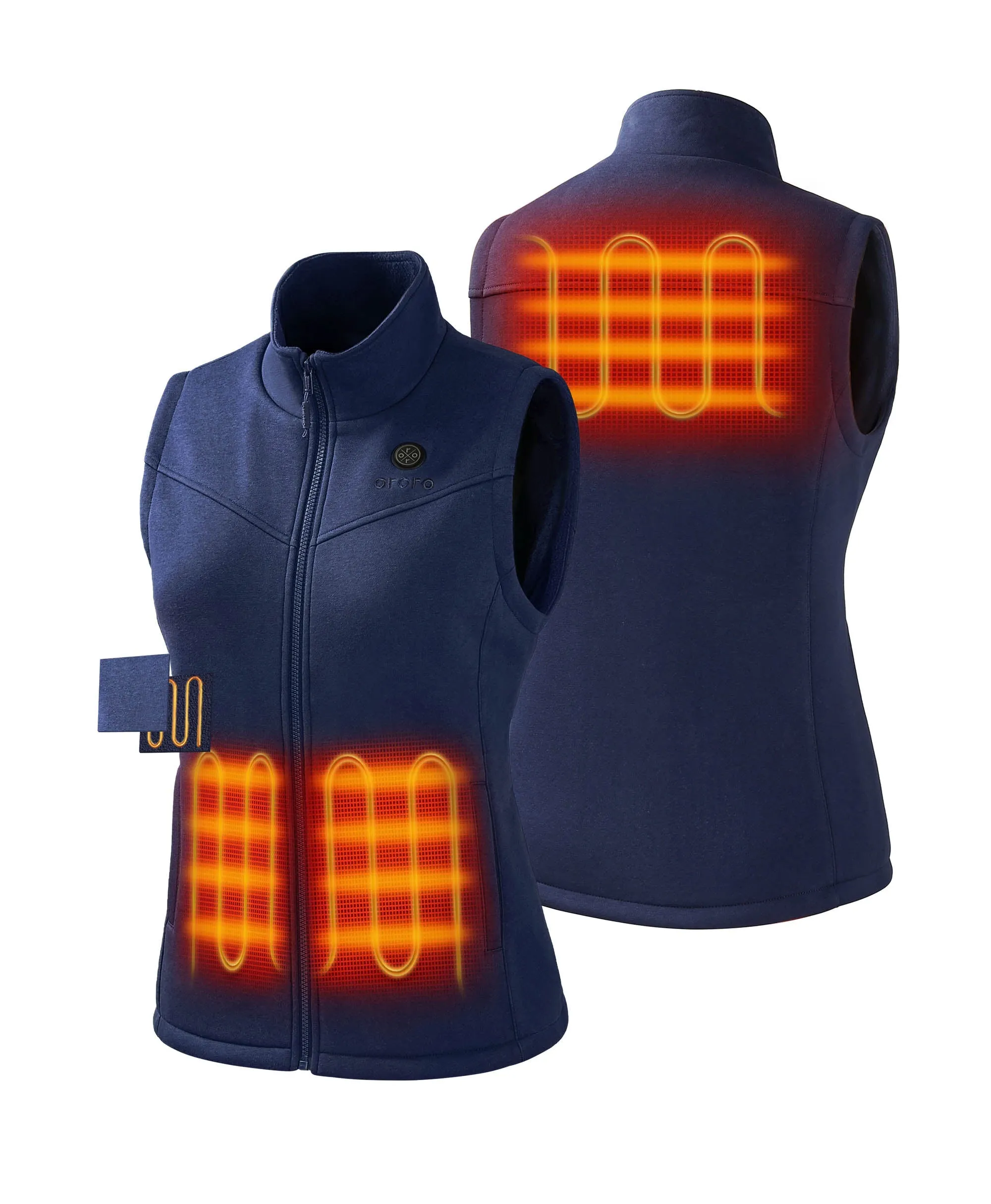 Women's Heated Fleece Vest (Apparel Only)