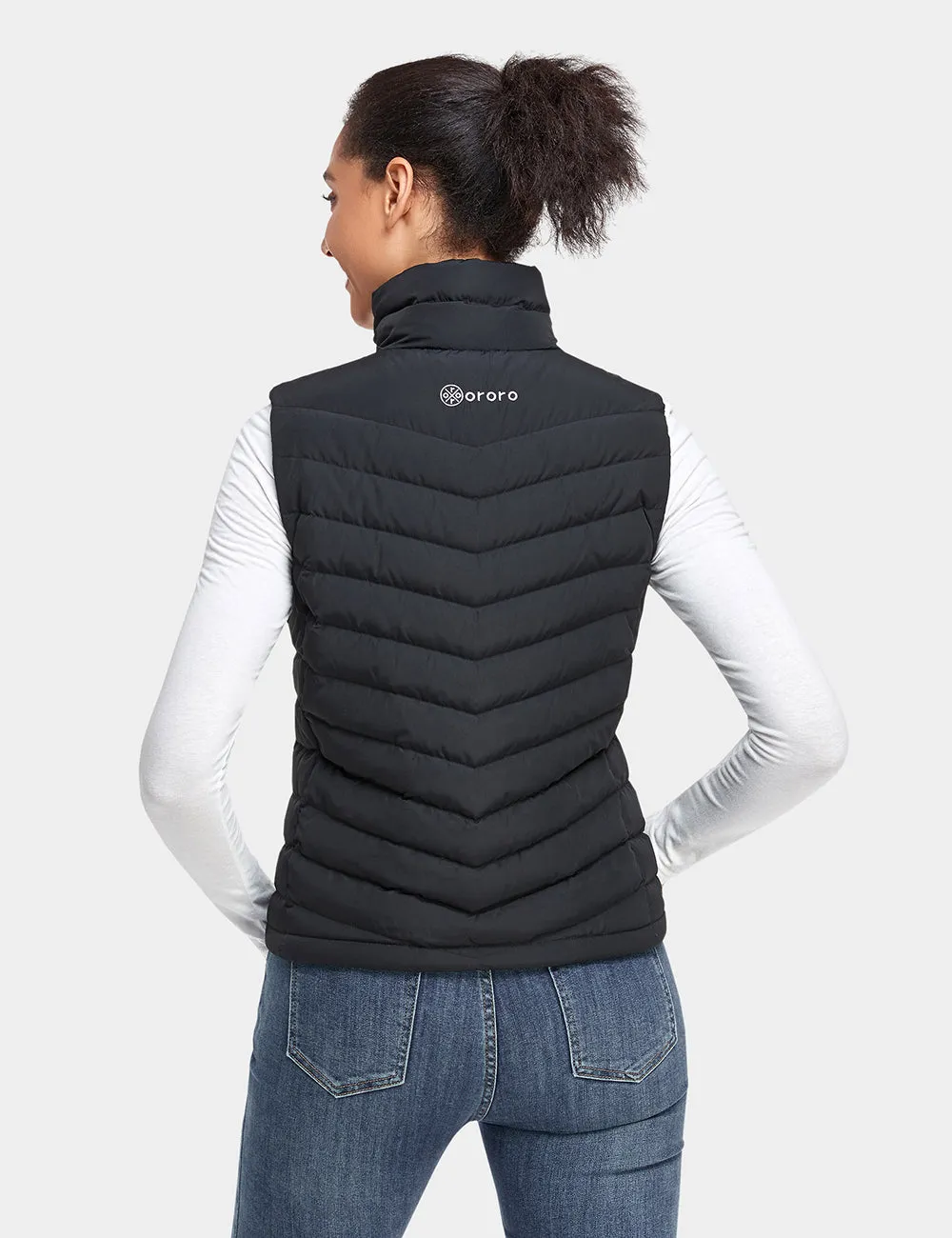 Women's Heated Lightweight Down Vest (Apparel Only)