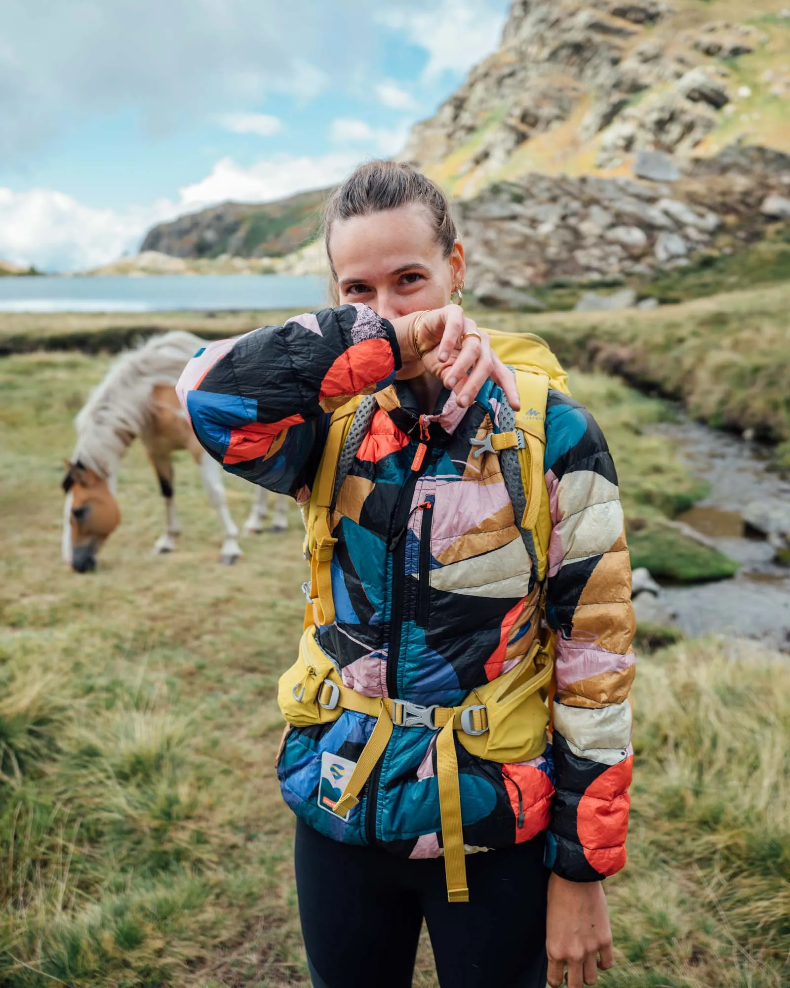 Women's Puffer-Puffer Jacket — Odyssey & Black