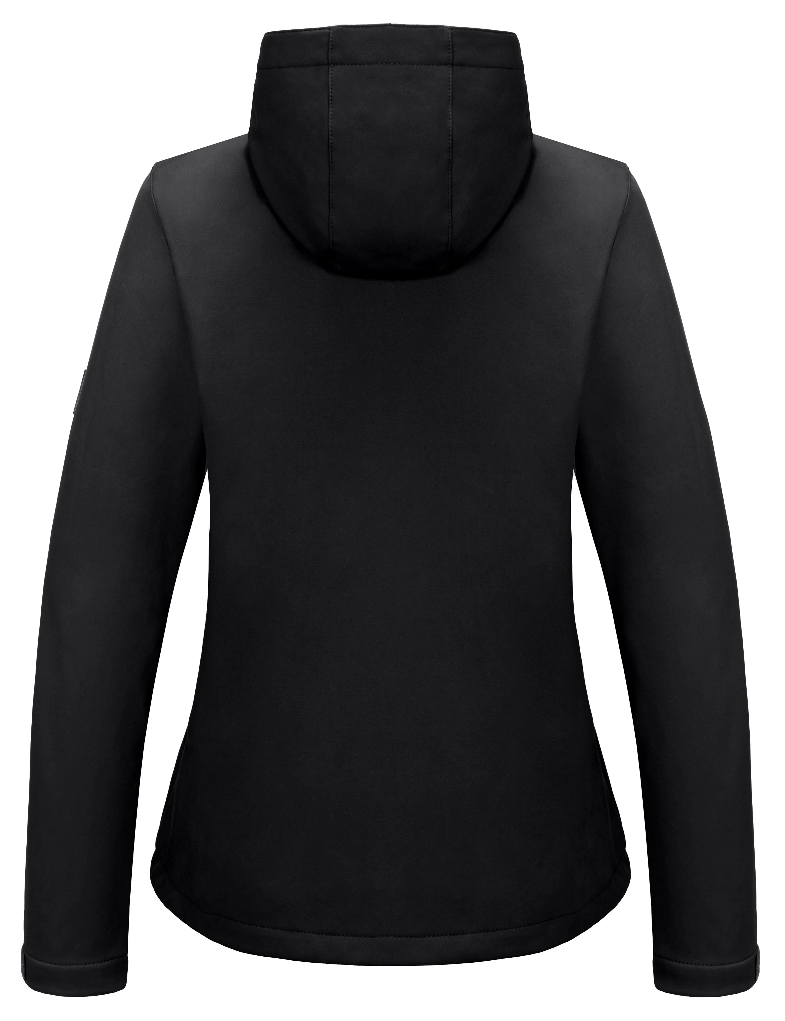 Women's Softshell Jacket Hooded Windproof Fleece Lined Jackets