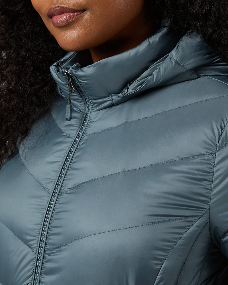 WOMEN'S ULTRA-LIGHT DOWN PACKABLE 3/4 JACKET