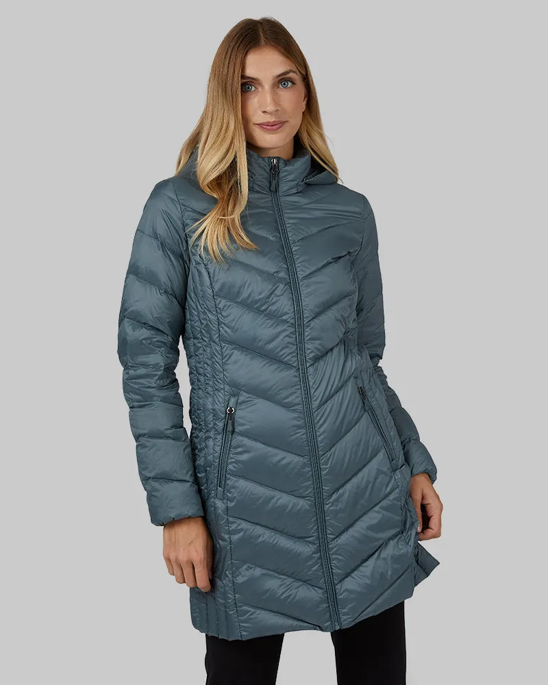 WOMEN'S ULTRA-LIGHT DOWN PACKABLE 3/4 JACKET