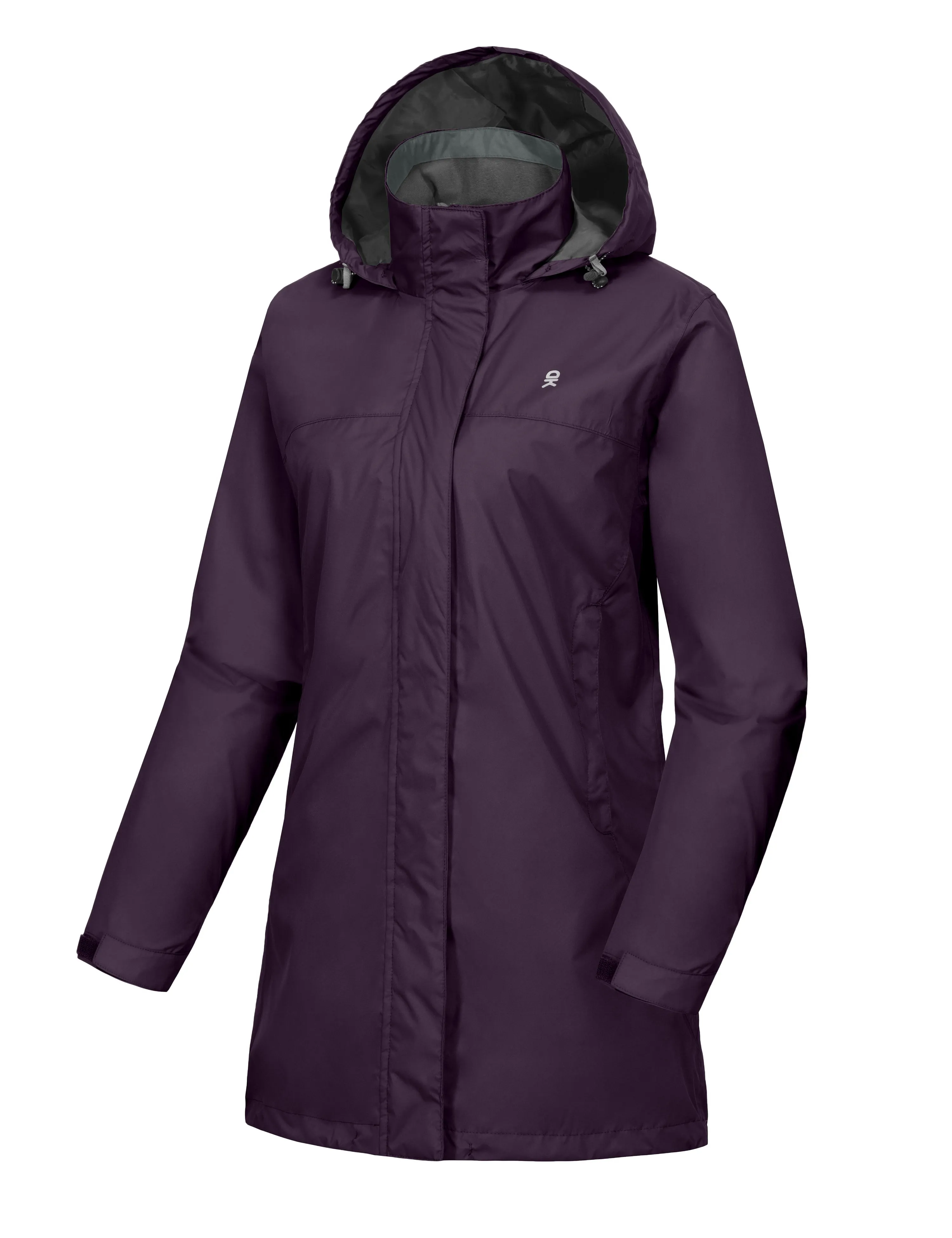 Women's Waterproof Windbreaker Rain long Shell Jacket